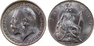 1912 1/4D S-4059 Blackened finish MS65