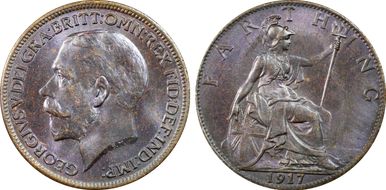 1917 1/4D S-4059 Blackened finish MS64