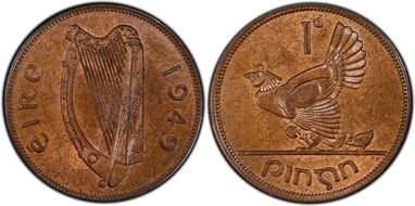1949 1D MS64RB
