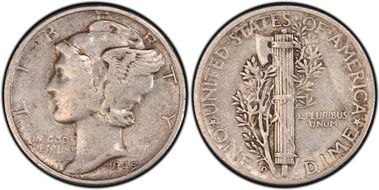 1945-D 10C D/Horiz D FS-506 (010.95) VF35