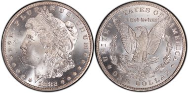 1882-CC $1 VAM 2C, Counter Clash MS65