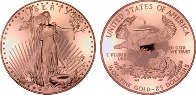 1997-W $25 Gold Eagle PR69DCAM