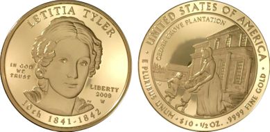 2009-W $10 Letitia Tyler First Strike PR69DCAM