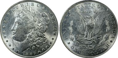 1886 $1 AU55