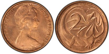 1968 2C w/o SD initials MS64RD