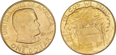 1922 G$1 Grant, Star MS66