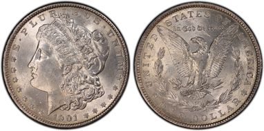 1901 $1 MS64