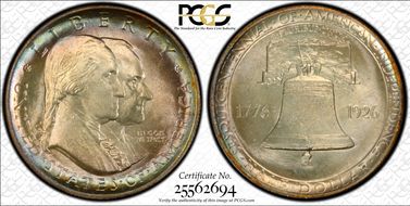 1926 50C Sesquicentennial MS65