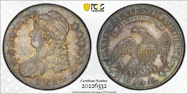 1815/2 50C AU55+ 