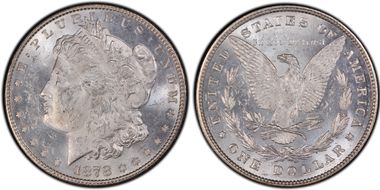 1878 8TF $1 VAM 23, Crazy Lips MS62