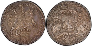 1733 Ducaton D-1829 MS63