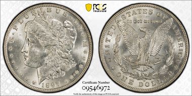 1897-O $1 MS62