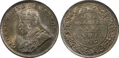1917(C) 1/4 An SW-8.345 MS65RD