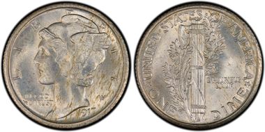 1917 10C MS66