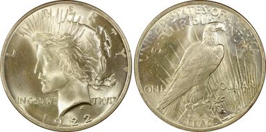 1922 $1 MS66