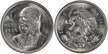 1950-Mo Peso MS66