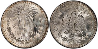 1932-M Peso KM-455 MS66