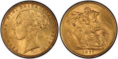 1877-M Sov McD-154b Medium Tail MS62