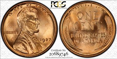 1927 1C MS65RD