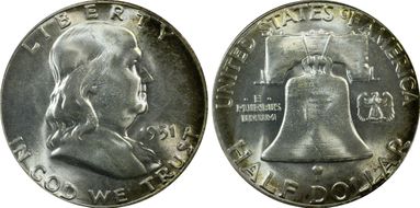 1951 50C MS66FBL