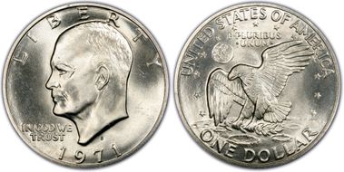 1971-S $1 Silver MS67