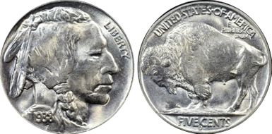 1938-D/S 5C Buffalo MS66