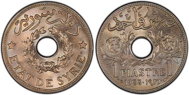 1933 Piastre Lec-11 MS65