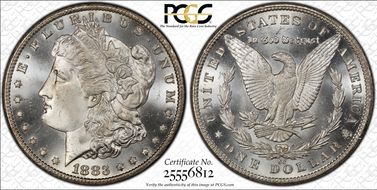 1883-CC $1 MS67+ 