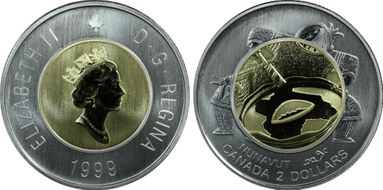 1999 $2 Nunavut SP69