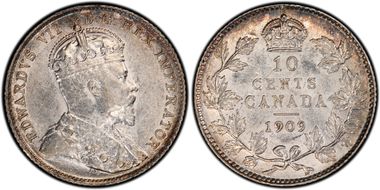 1909 10C Broad Leaves AU53