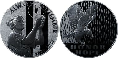 2011-P Medal 9-11 National Medal Silver First Strike PR69DCAM