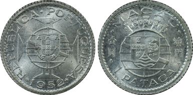 1952 Pataca KM-4  Ag MS66