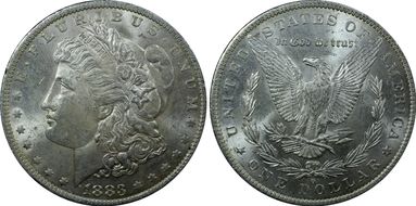 1883-O $1 MS62