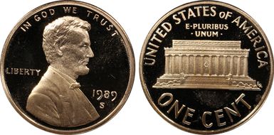 1989-S 1C PR66DCAM