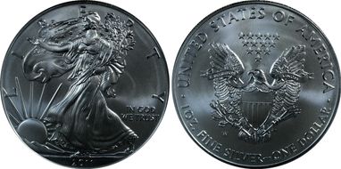 2011-W $1 Burnished Silver Eagle First Strike SP69
