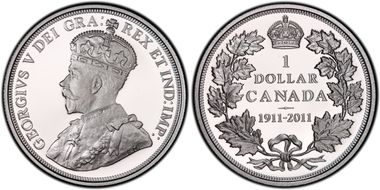 2011 S$1 Silver Dollar 100th Ann. PR69DCAM