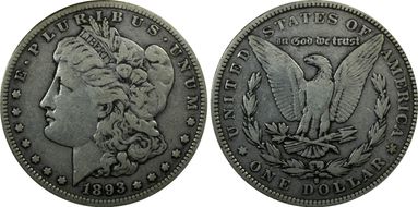 1893-S $1 VF20
