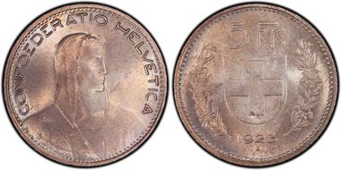 1923 B 5 Fr MS65