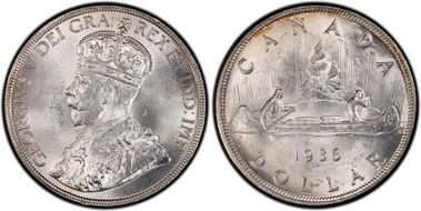 1936 S$1 MS64