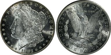 1883-S $1 MS60