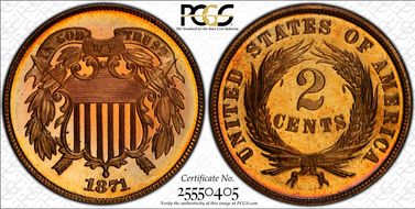 1871 2C PR67CAM