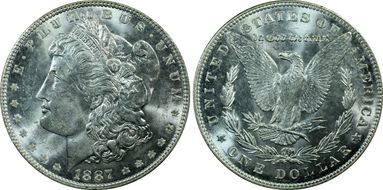 1887/6 $1 MS63