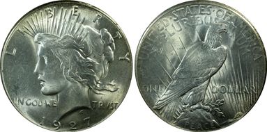 1927 $1 MS63