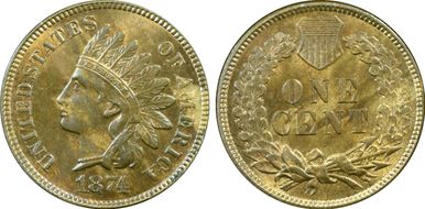 1874 1C MS64RB