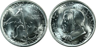 1936 50C Cleveland MS64+