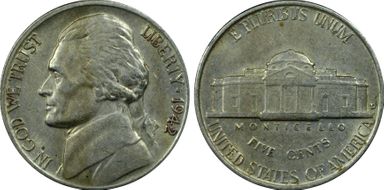 1942-D/D 5C D/ Horizontal D FS-501 AU53