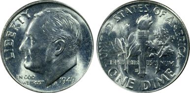 1947-S/D 10C OMM, FS-501 MS66