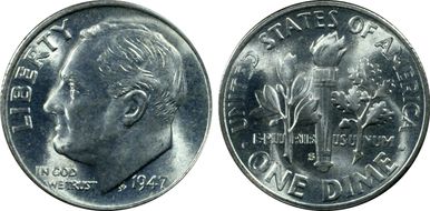 1947-S/D 10C OMM, FS-501 MS66