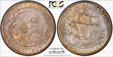 1935 50C Hudson MS65