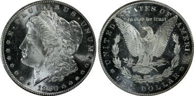 1880-S $1 MS64